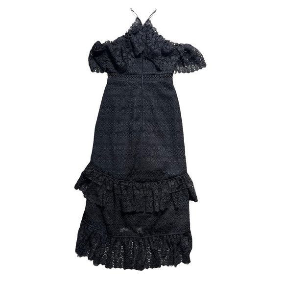 Amur Valentina Black Midi Dress 2 - Picture 8 of 9